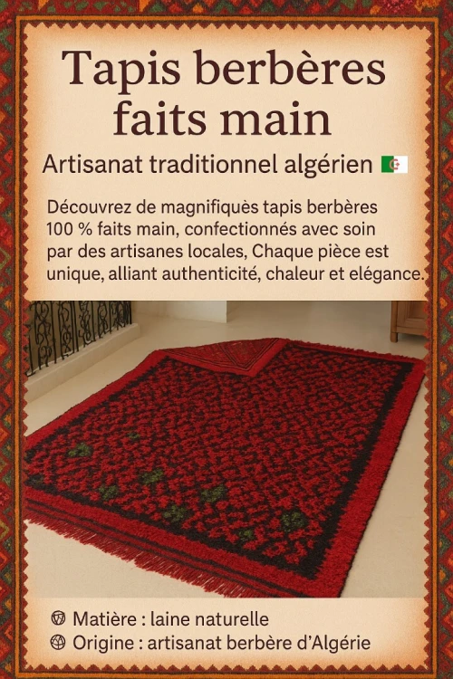 Tapis berbère fait à la main 