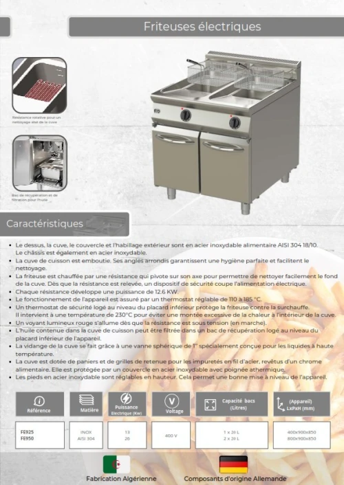 EQUIPEMENT DE CUISINE PROFESSIONNEL