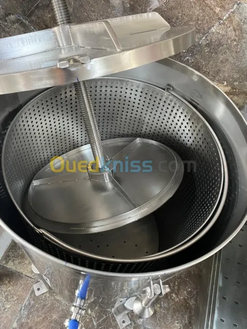 Cuve de pressage de datte en inox