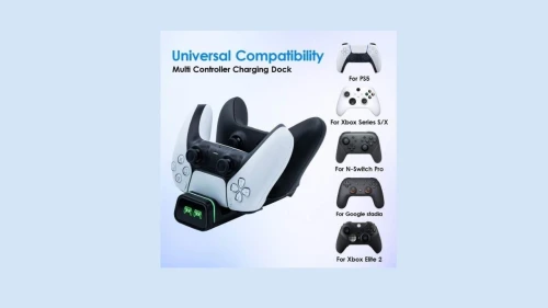 Station De Charge double de manette universelle (xbox PS5 switche stadia)