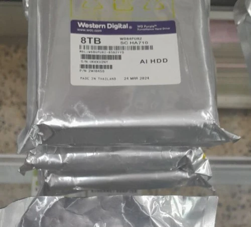 Disque dur HDD de vidéosurveillance WD Purple 8T NEW ZERO COMPTEUR
