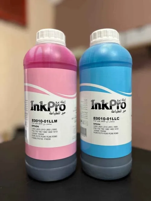 Jeux de 2 bouteilles d'encre Light Inkpro 1L E0010 [DAY] Epson | Très Haute Qualité