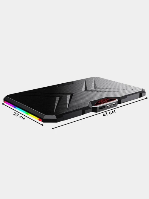 Refroidisseur laptop Gaming YL-019  [2 ventilo/vitesse reglable/ RGB/ 2USB]