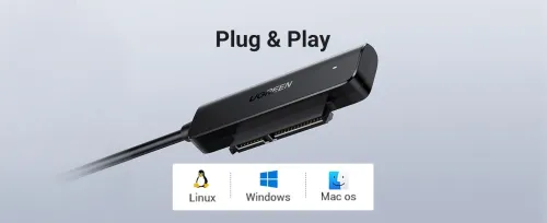 Adaptateur UGREEN SATA (disque dur) to USB3.0 5Gbs REF: CM321 [P/N: 70609]