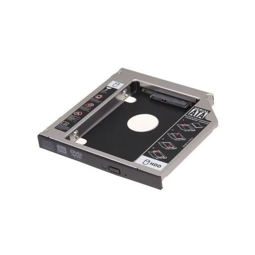 Adaptateur Rack Caddy Pour 2Eme Disque SATA 2.5'' disponible on 12.7mm fat et 9.5mm slim