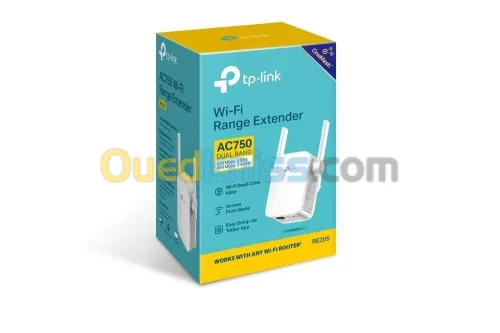 Promotion  Répéteur range extender TP-Link Dual band AC750 RE205