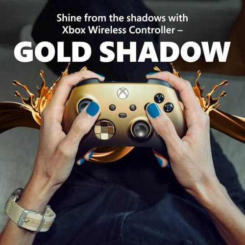 PROMOTION manette Xbox Series X|S ORIGINAL Gold shadow