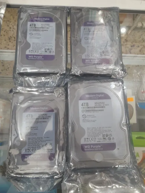 Disque dur HDD de vidéosurveillance WD Purple 4T NEW ZERO COMPTEUR 