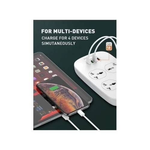 Multiprise universelle LDNIO SC4407 [4P/4USB] 2500W 2m