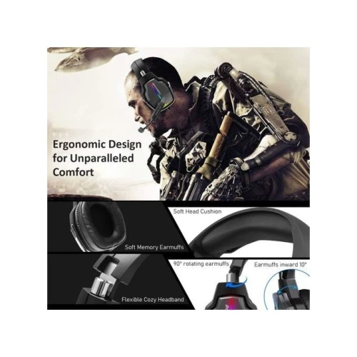 Casque Gaming Beexcellent GM-8 RGB  Pour Ps4 Pc Xbox One Mac Switch Rgb
