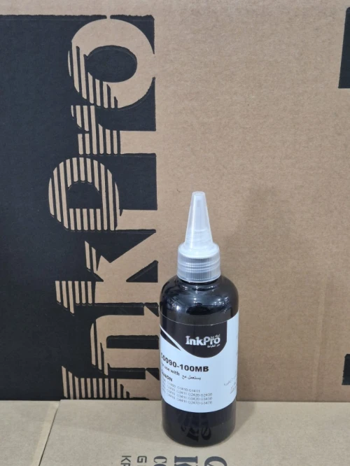Jeux de 4 bouteilles d'encre Inkpro 100ml C0090 [DAY+Pigment] Canon (couleur DAY + noir pigment)