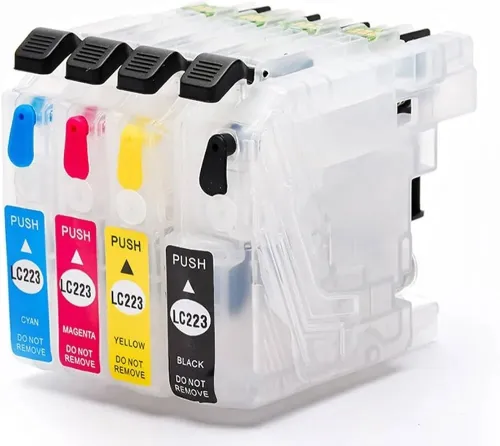 Cartouches rechargeables Brother LC223 - Compatible DCP-J4120DW, MFC-J4420DW, MFC-J4620DW