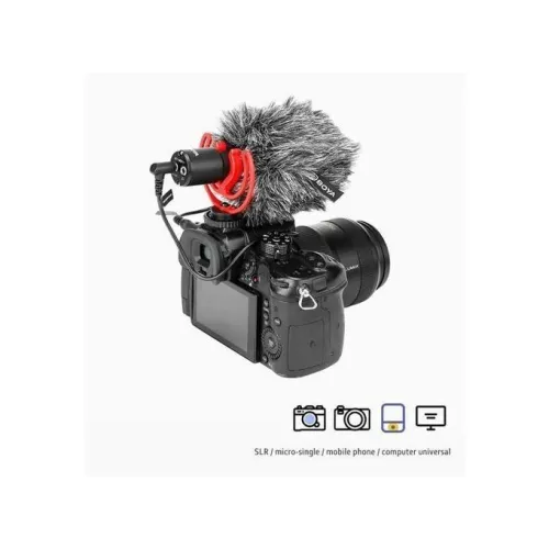 Boya Microphone De Studio À Condensateur Boya 3.5Mm By-Mm1 Pour Caméra Smartphone