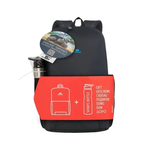 Sac a dos porte L'aptop RIVACASE 8068 (15.6'') fourni pack avec gurde on inox
