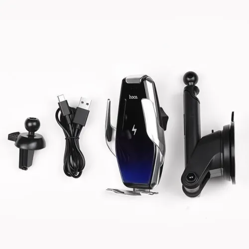Support chargeur SF telephone AUTO HOCO S14 15W motorisé Original 