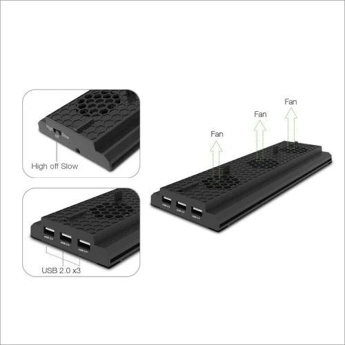 VENTILATEUR DE REFROIDISSEMENT Dobe TYX-1768 pour xbox one X