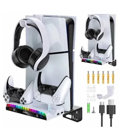 Support MURAL pour PS5 (Refroidisseur / Rangement /Chargeur) IPEGA PG-p5s011