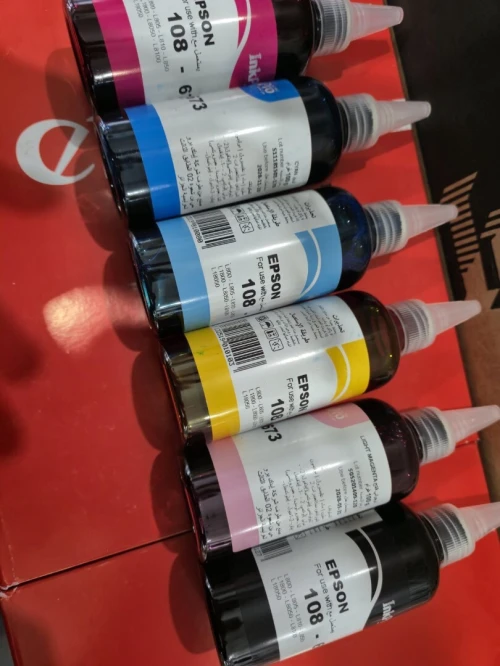 Jeux de 6 bouteilles d'encre Inkpro 100ml 108 - 673 [DAY] Epson (Light)