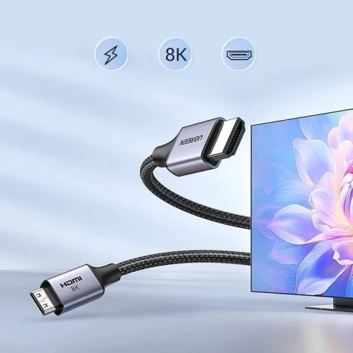 Cable Mini HDMI to HDMI [8K] 2m UGREEN Original REF: HD163 [P/N: 15515]