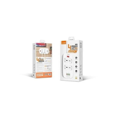 Multiprise universelle LDNIO SC4407 [4P/4USB] 2500W 2m