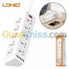 Multiprise universelle LDNIO SC10610 [10P/6USB] 2500W 2m