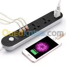 Multiprise universelle LDNIO SC3301 [3P/3USB] 2500W 1.6m