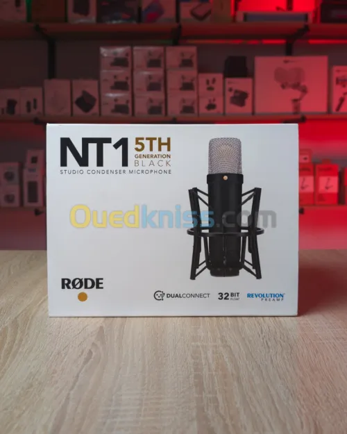 Rode NT1 5eme Génération - microphone à condensateur XLR & USB Dual Connect ultime
