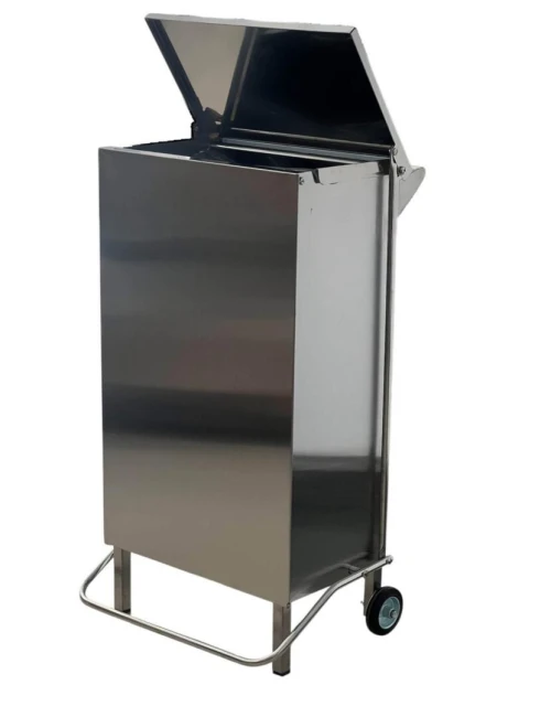 Poubelle Inox 430 industrielle pour les organismes professionnels. 