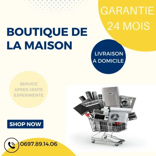 Cuisinière BLEU MONDE Inox 4 Feux 