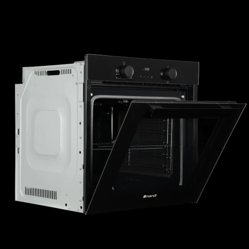 FOUR ENCASASTRABLE  NARDI 73L GAZ/GAZ TDIG VENTILEE INOX / NOIR