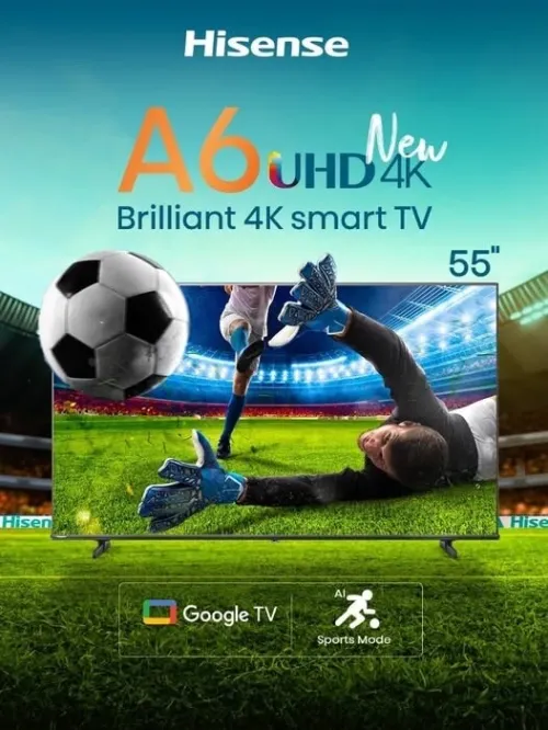 Télévision LED HISENSE 55 P UHD GOOGLE TV 4K