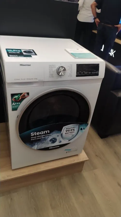 Machine A Laver HISENSE 08kg, 14 Programmes, 1400 TR/M, A+++, Inverter Vapeur