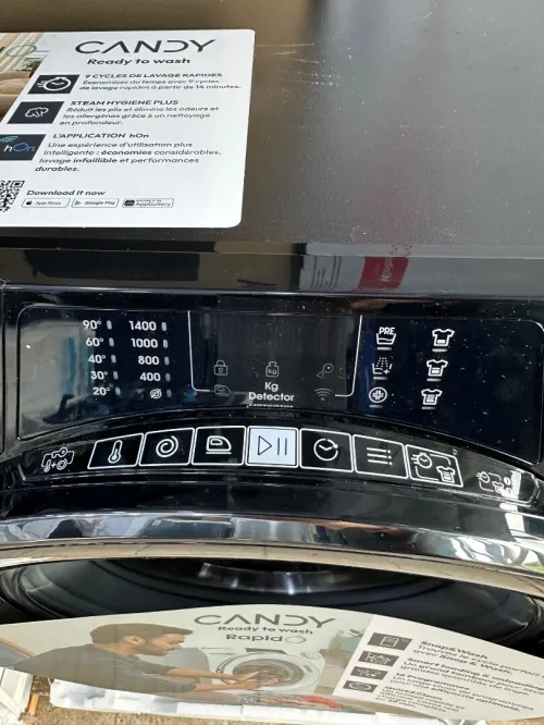 Lave linge machine à laver Candy Rapido 1400tr/min 11kg Inverter Wifi