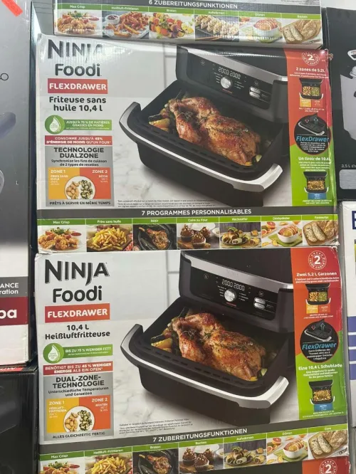 Friteuse sans huile NINJA AIR FRYER FOODI FLEXDRAWER 10.4L