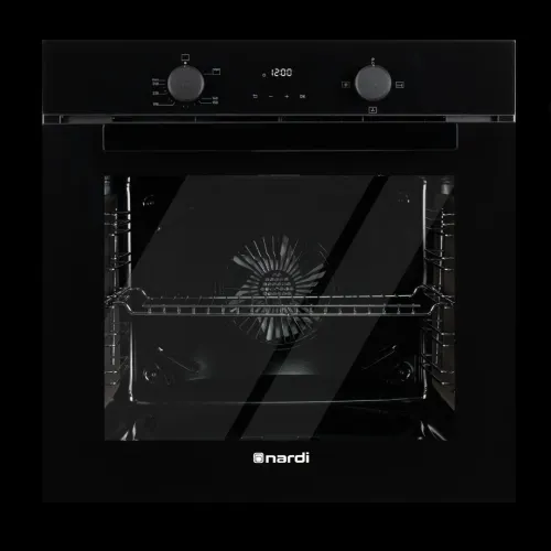 FOUR ENCASASTRABLE  NARDI 73L GAZ/GAZ TDIG VENTILEE INOX / NOIR