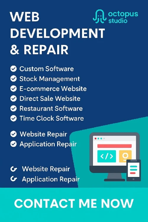 Développeur Web Freelance Création & Réparation sur Mesure