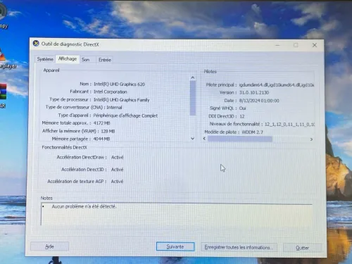 DELL LATITUDE E5470 / INTEL I5 6EME / 8 G / 128 / 14 FHD+CARTABLE