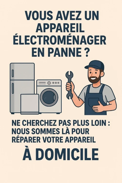 Réparation des appareils électroménagers