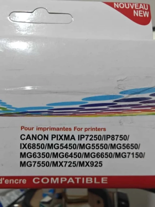 Cartouche CANON 470/471 570/571 270/271 250/251 450/451 550/551 TS5050 TS5040 TS5020 (Check Photos)