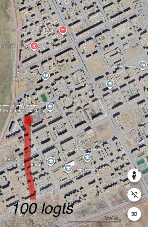 Location Appartement F3 Batna Oued chaaba