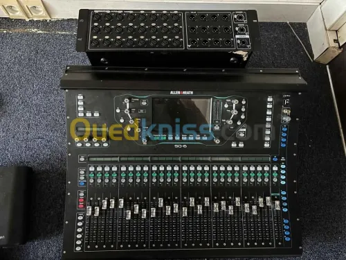 Console numérique Allen & heath Sq6 + Rack AR2412 comme neuf