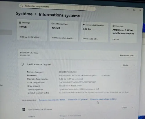 PC Ryzen 5 5600G