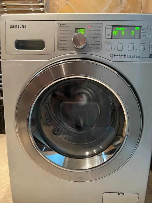 Machine à Laver Séchante Samsung Eco Bubble 9kg/5kg Made in Korea