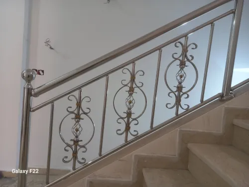 Rampes d'escalier en inox