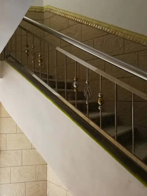 Rampes d'escalier en inox