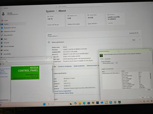 Acer Predator Helios Neo 16 i9-14th / RTX 4070/ 32G RAM DDR5