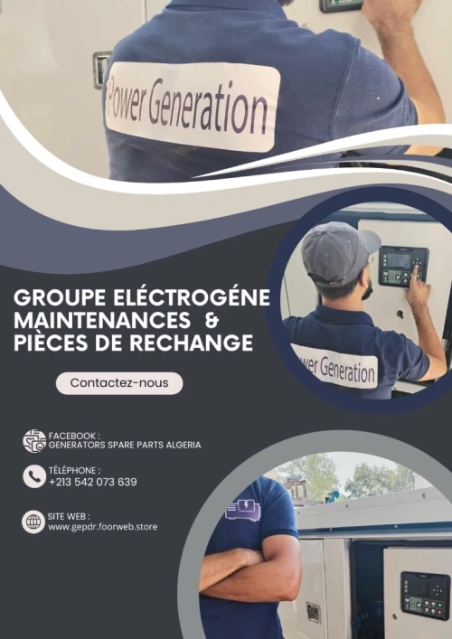 MAINTENANCE ET REPARATION GROUPES ELECTROGENE