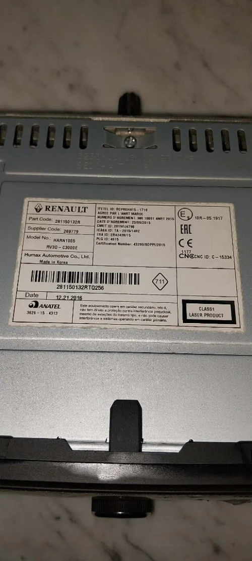 Poste radio CD (symbol, Sandero, duster, Logan,...)