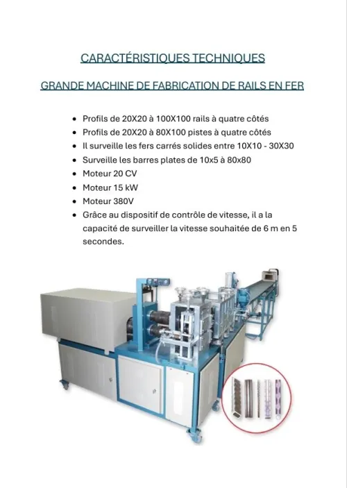 MACHINES D'USINE DE FER FORGÉ