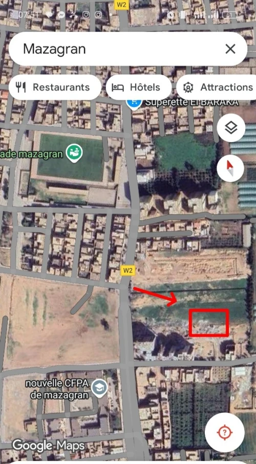 Vente Terrain Mostaganem Mezghrane